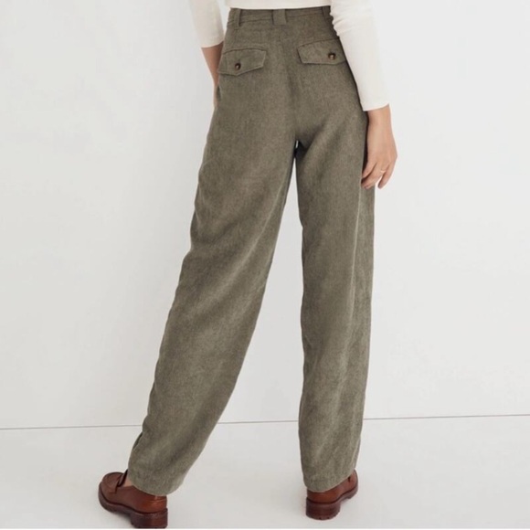 Madewell Corduroy High Rise Tapered Pants in Distant Surplus Retro Size 4 - Picture 2 of 6
